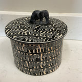 Soapstone Container with Dish