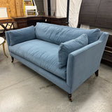 Rowe Blue Velvet Sofa