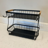 2 Tier Metal Fruit Tray