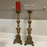 Pair of Brass Candle Holders
