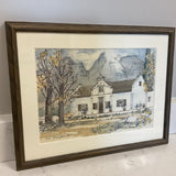 South African La Dauphine Watercolor