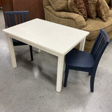 Pottery Barn Kids Table with 2 Chairs