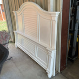 Haverty's King White Bed