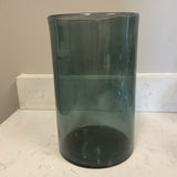 Pottery Barn Blue  Glass Vase