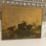 Cows in Pasture Art
