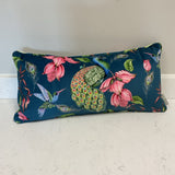 Peacock Lumbar Pillow