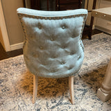 Blue Tufted Chair