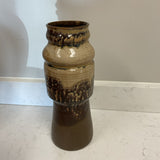 Brown Stoneware Vase