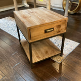 One Drawer End Table