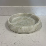 12" White Alabaster Bowl