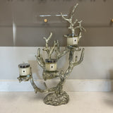 Silver Branch Candleholder