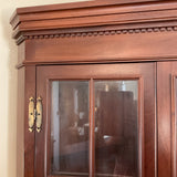 Craftique Mahogany Corner Cabinet