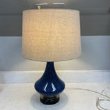 Blue Lamp with USB Charger