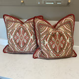 Pair of Paisley Custom Pillows
