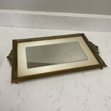 Vintage Vanity Mirror Tray As Is