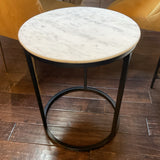Marble Top End Table