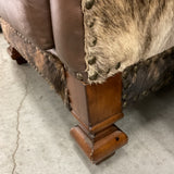 Pair of Leather & Hide Chairs