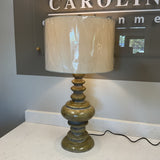 Tall Tan Lamp