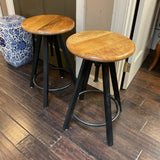 Pair of Adjustable Stools