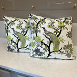 Pair of Designers Guild Bird Pillows