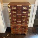 Vintage Korean Elm Burl Scholars Chest