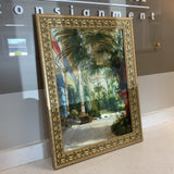 The Interior of the Palm House Art by Carl Blechen As Is