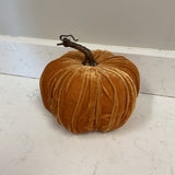 Small Velvet Pumpkin