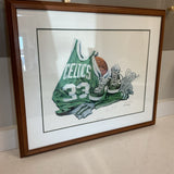 After the Game Celtic Art Signed by Larry Bird