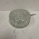 Crystal Dish with Lid  ( Made in Yugoslavia)